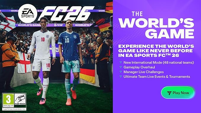 EA SPORTS FC 26 Standard Edition PS5 | Disc| | VideoGame | English
